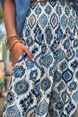 Ren Nerja Shirring Cuff Pant French Navy & Denim